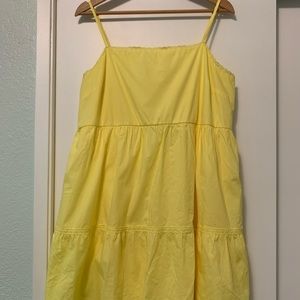 Yellow summer dress